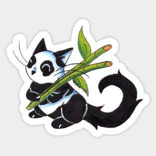 Panda Cat Sticker